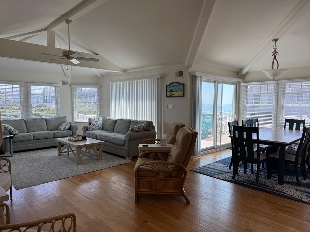 Living room with ocean view